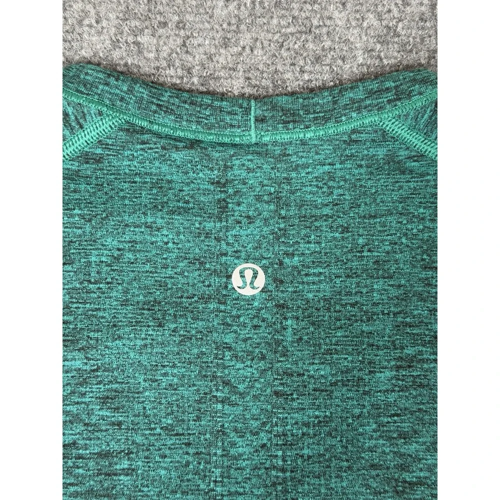 Lululemon Swiftly Tech Short Sleeve Shirt Womens Size 6 Green Yoga Gym Top